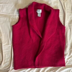 VINTAGE LAMBSWOOL AND ANGORA VEST